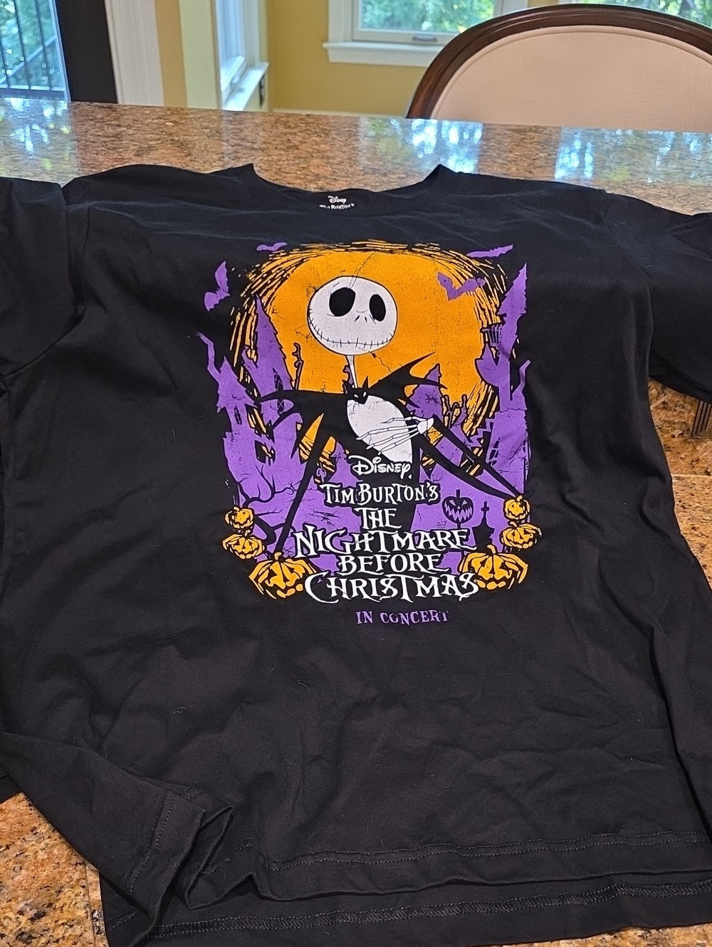 2 Disney The Nightmare Before Christmas In Concert Tees - SZ XL - Picture 3 of 5